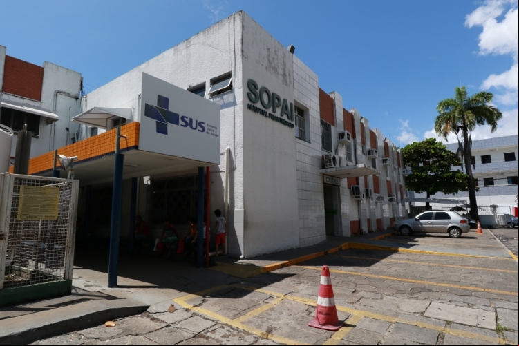 Fachada do hospital infantil filantrópico Sopai em 2019. Imagem meramente ilustrativa