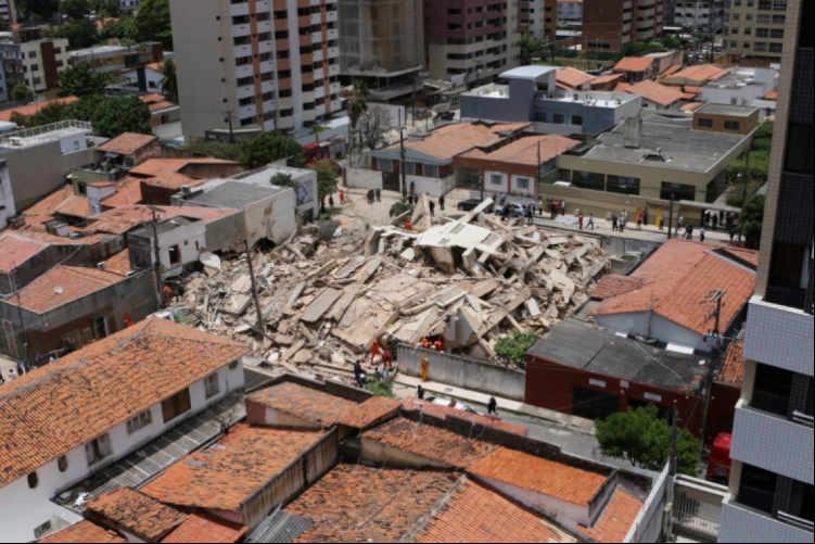 Edifício Andrea desabou em 15 de outubro