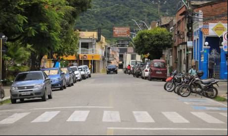 Registro do centro da cidade de Maranguape em 2020 