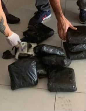 Operação da Polícia Federal prende cinco pessoa por tráfico de drogas no Aeroporto de Fortaleza nesta segunda-feira, 18 de maio de 2020.