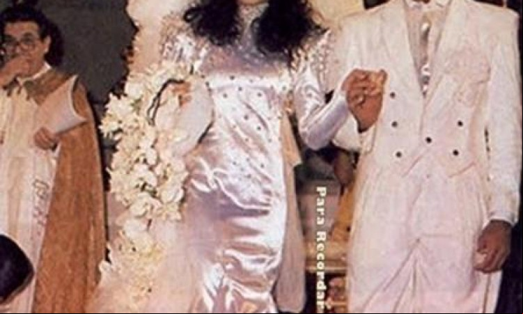 Casamento de Claudia Raia e Alexandre Frota, em 1986