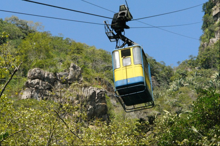 Bondinho de Ubajara ainda em reforma