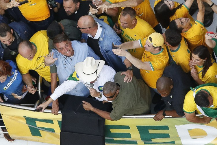 Bolsonaro discursa para apoiadores na avenida Paulista neste 7 de setembro