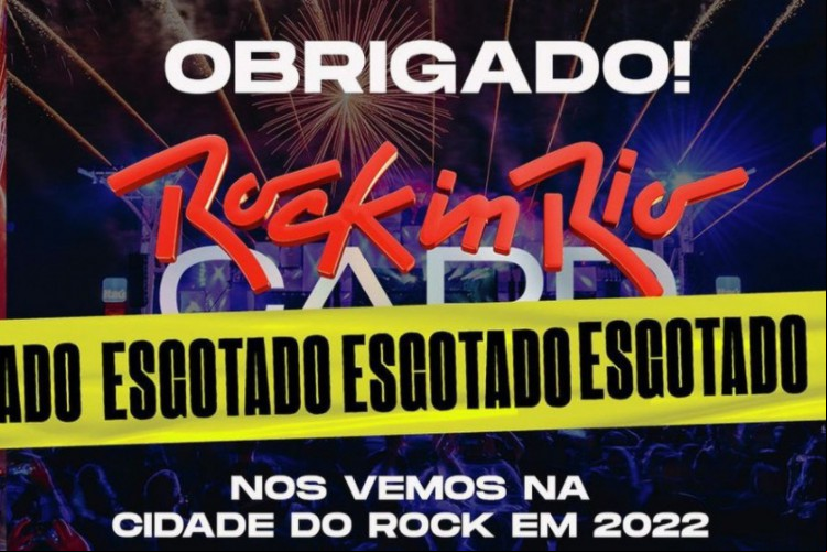 Em suas redes sociais, o festival Rock in Rio 2022 anunciou que todos os 200 mil ingressos adiantados foram vendidos