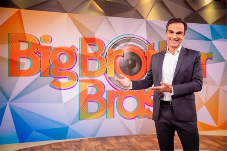 Tadeu Schmidt é o apresentador do Big Brother Brasil