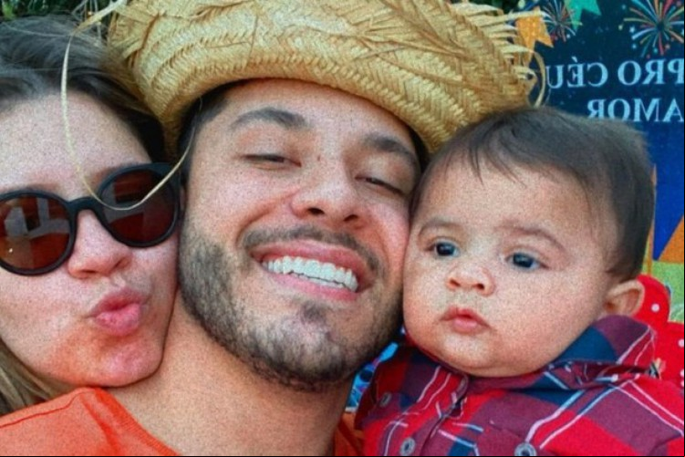 Marília Mendonça morre em acidente aéreo e deixa filho pequeno: Leo de apenas 1 ano e 10 meses. A criança é fruto do relacionamento que teve com Murilo Huff, o homem da foto.