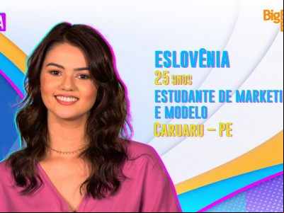 Eslovênia é a quinta participante confirmada no BBB 22. Ela é do grupo Pipoca