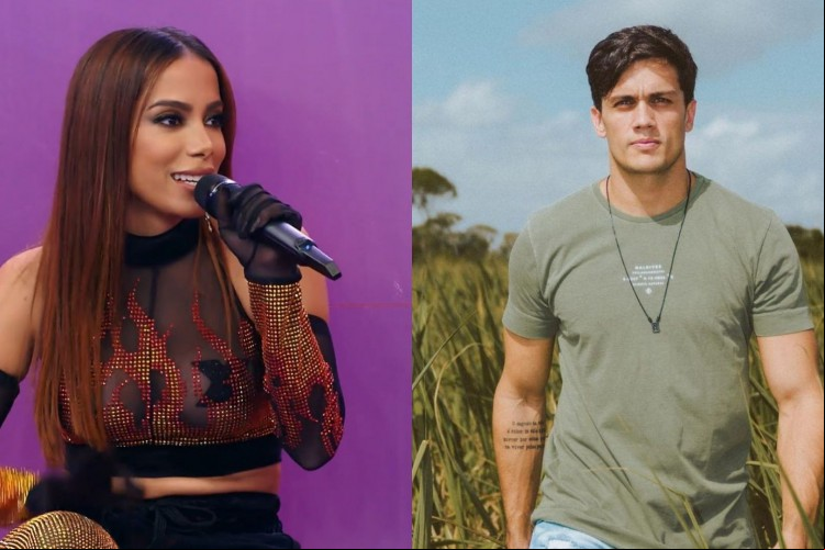 Anitta beija Hugo Novaes no
