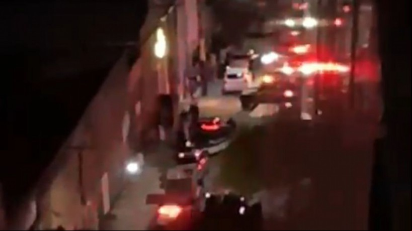 A Polícia foi acionada para o local do evento após os tiros