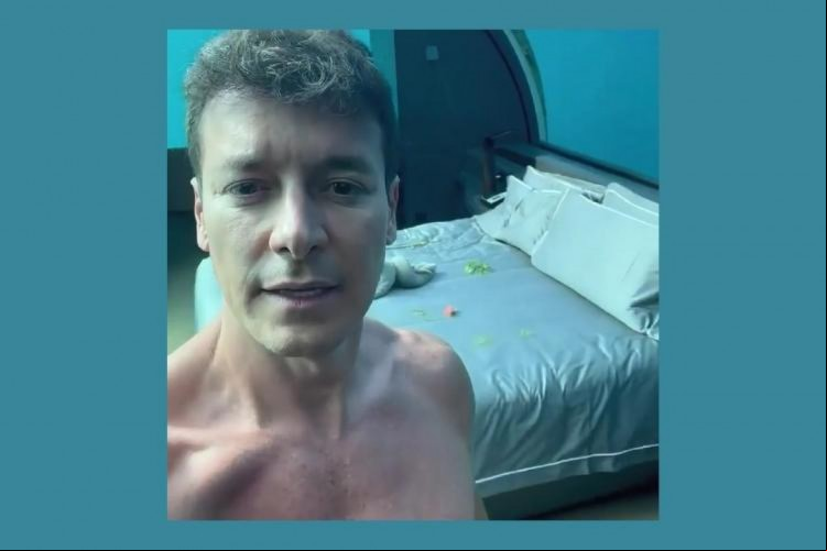 Rodrigo Faro e esposa curtem férias nas Maldivas em quarto submarino cuja diária pode chegar a R$ 100 mil; saiba mais