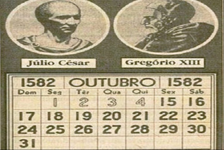 A mudança do calendário juliano para o gregoriano (o atual), veio após decisão tomada pelo papa Gregório XIII, em 24 de fevereiro de 1582. A mudança do calendário juliano para o gregoriano (o atual), veio após decisão tomada pelo papa Gregório XIII, em 24 de fevereiro de 1582.