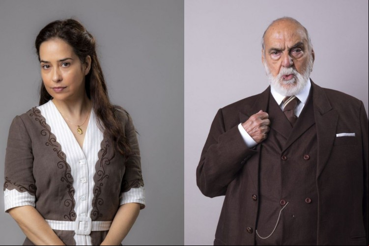 Paloma Duarte e Lima Duarte interpretam pai e filha na novela