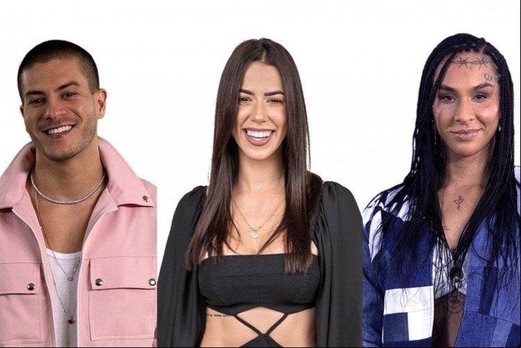 Arthur, Larissa e Lina estão no sexto paredão do BBB 22; vote na enquete O POVO e diga quem deve sair do reality show