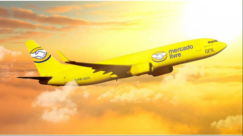 AviÃ£o da Gol serÃ¡ customizado para o Mercado Livre 
