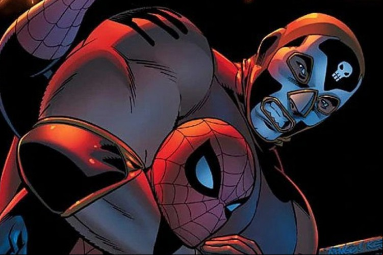 Juan-Carlos Estrada Sanchez, do universo Homem-Aranha, é um praticante de luta livre que recebe uma máscara e os poderes de El Muerto