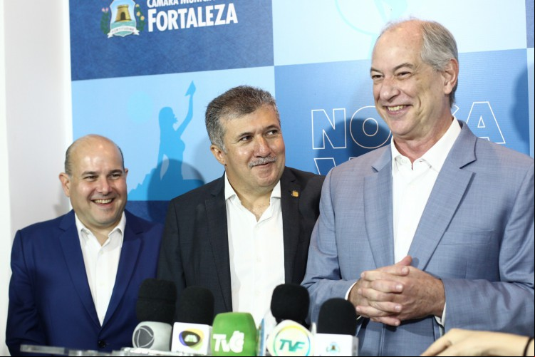 Roberto Cláudio, Antônio Henrique e Ciro Gomes