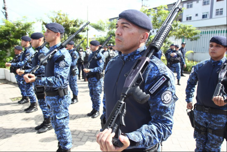 Imagem de apoio ilustrativo. Guarda Municipal receberá mais de 400 armas do Governo do Estado