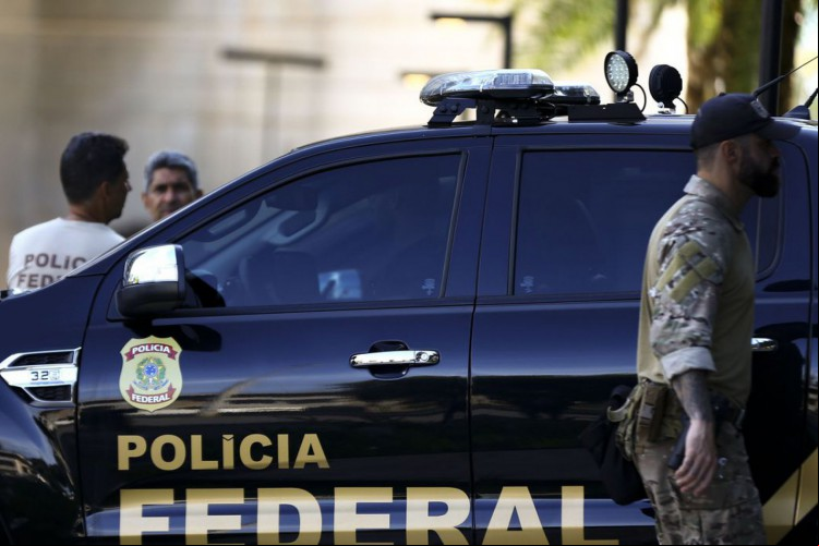 Cerimônia de inauguração da nova sede da Polícia Federal, em Brasília.