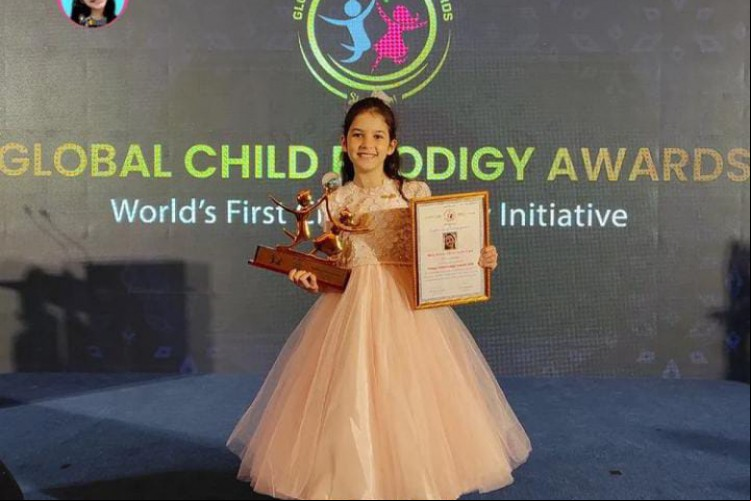 Nicolinha recebe premiação e se torna uma das 100 crianças prodígios do mundo