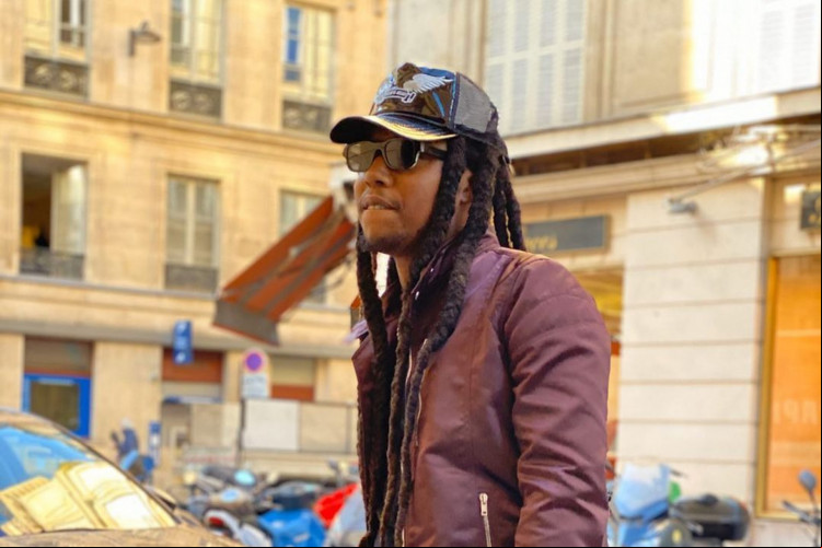 Rapper Takeoff era integrante do grupo de hip hop americano Migos