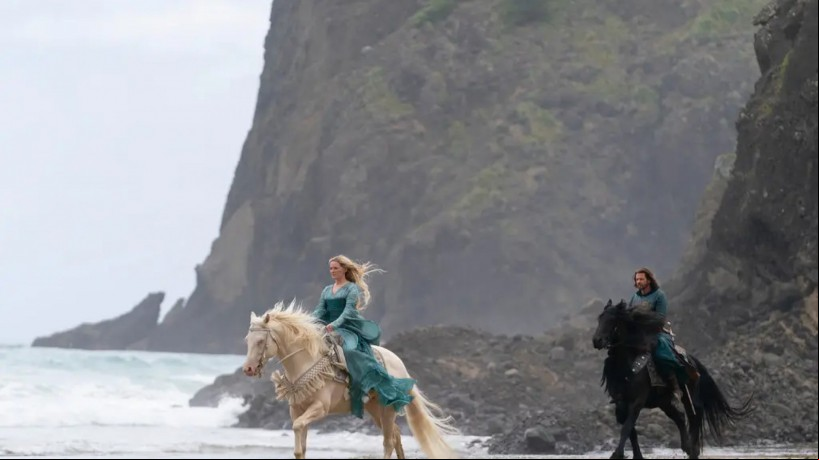 Um dos cavalos utilizados nas gravações de