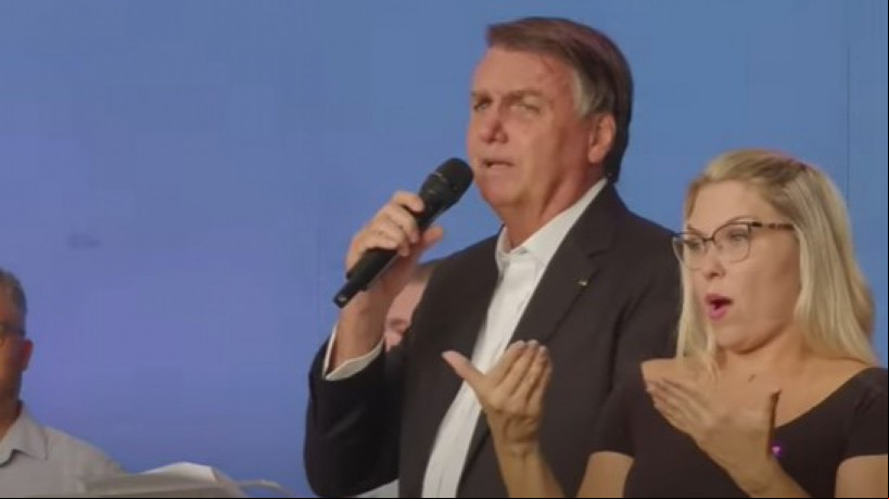 Ex-presidente Jair Bolsonaro (PL) em evento do PL Mulher, em São Paulo
