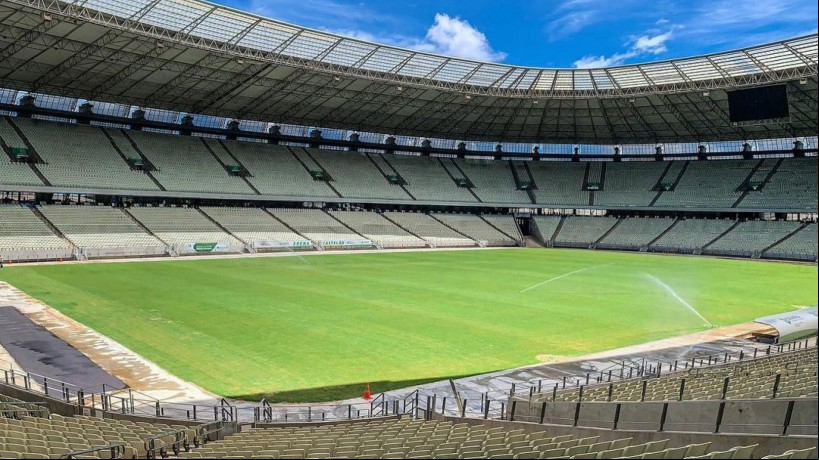 A Arena Castelão terá o estacionamento reduzido nos próximos jogos de Fortaleza e Ceará