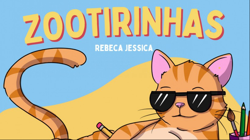 Rebeca Jéssica, ilustradora do Vida&Arte, lança campanha de financiamento para publicar livro de tirinhas sobre o mundo animal