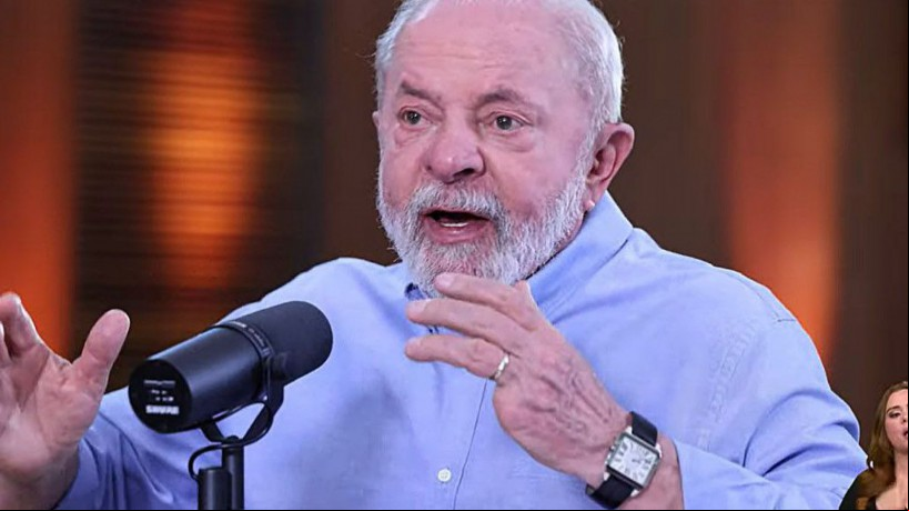 Presidente Lula é entrevistado por Marcos Uchoa no programa Conversa com o Presidente, em Brasília