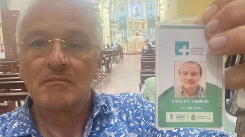 Agora, Giovanni Sampaio acumula a função de vice-prefeito e diretor geral do HRC.