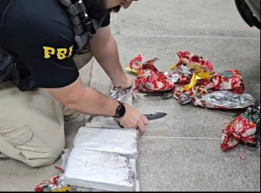 Cocaína estava escondida na bagagem de um ageiro de um ônibus interestadual 