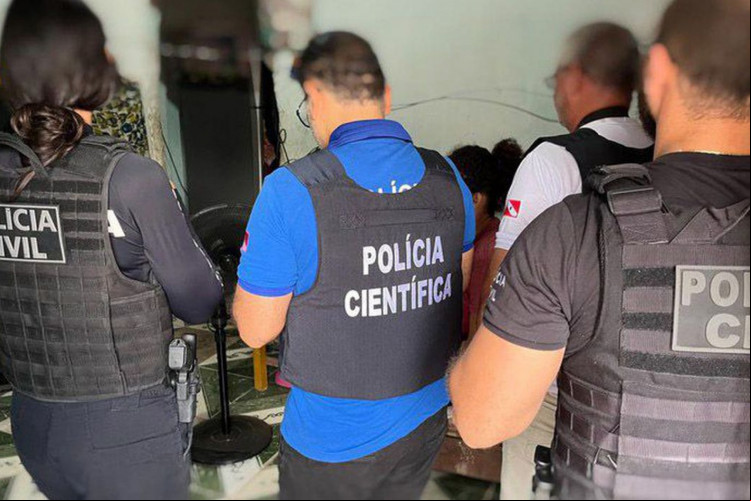 Operação Bad Vibes. Operação contra pornografia infantil é realizada em 12 estados. Foto: Divulgação/PC Ceará