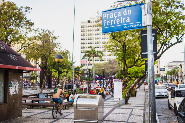 Praça do Ferreira ará por requalificação, uma parceria entre CDL e Prefeitura de Fortaleza.