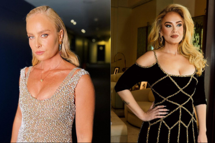Angelica e Adele são confundidas nas redes sociais e apresentadora brasileira brinca com a semelhança