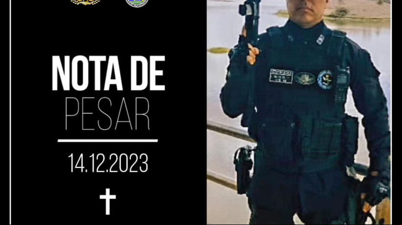 Morre o cabo da Polícia Militar, Francisco Everton Coelho Gonçalves, aos 38 anos, na cidade de Milagres