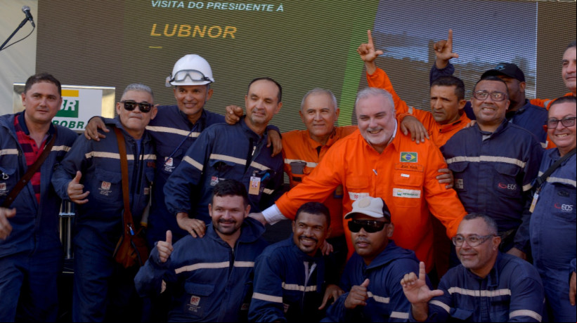 O presidente da Petrobras, Jean Paul Prates visitou a Lubnor, em Fortaleza