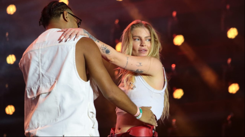 Luísa Sonza foi uma das estrelas da segunda noite de shows no Réveillon da Aterro da Praia de Iracema