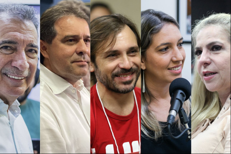 O PT está dividido entre cinco pré-candidaturas: Artur Bruno, Evandro Leitão, Guilherme Sampaio, Larissa Gaspar e Luizianne Lins