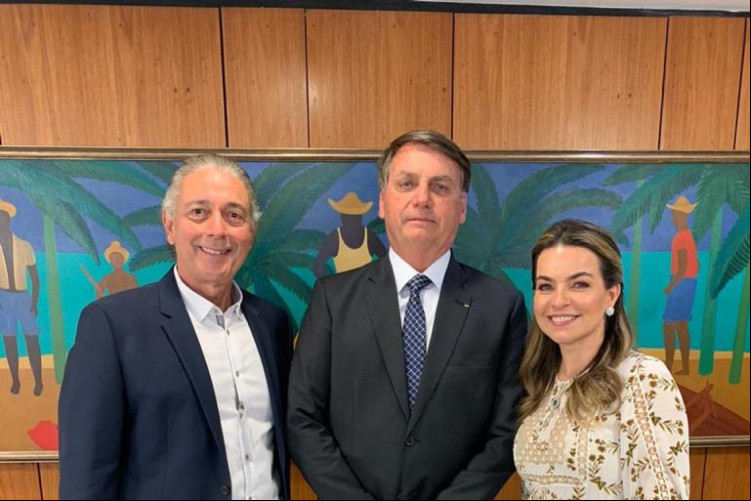 AFRÂNIO esteve com Bolsonaro em almoço no Palácio do Planalto em 2020