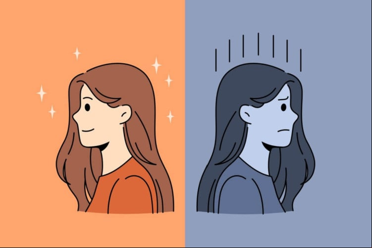 O transtorno bipolar pode ser confundido com outras condições psiquiátricas  (Imagem: Vectorium | Shutterstock) 
