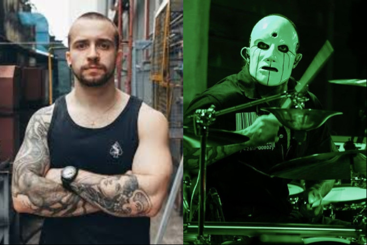 Eloy Casagrande aparece como novo baterista do grupo Slipknot em apresentação ao vivo