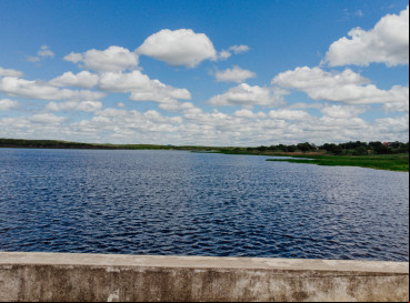 ￼BARRAGEM do açude Santa Bárbara em Jaguaretama 