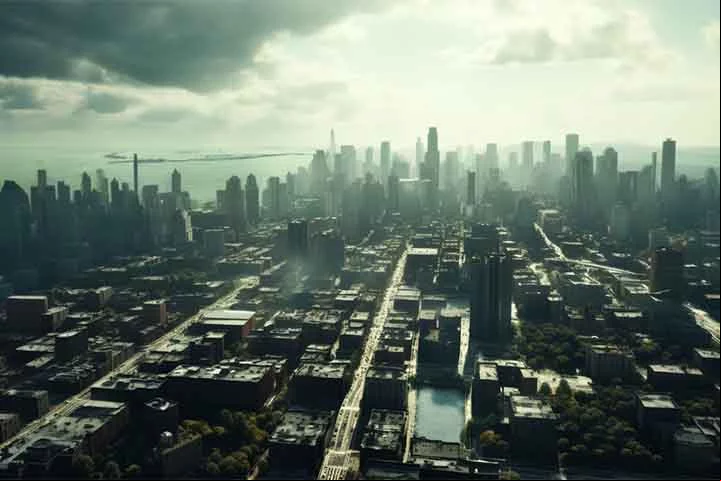 The Mega City é o nome da grande e extensa metrópole de Matrix, onde ocorre a maioria dos eventos da franquia. É o lar de muitos programas, redpills e bluepills. Ela foi criada pelas Máquinas para ser um lugar para as mentes da humanidade.
