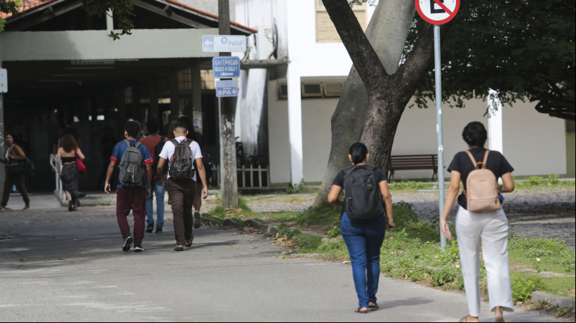 Na foto, um dos campi da Uece em Fortaleza. Universidade Estadual do Ceará tem mais de 7 mil vagas em cursos de graduação para o primeiro semestre de 2025