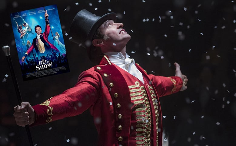 No musical O Rei do Show (2017), Jackman foi indicado ao Globo de Ouro de Melhor Ator em Musical ou Comédia pelo papel de P.T. Barnum.