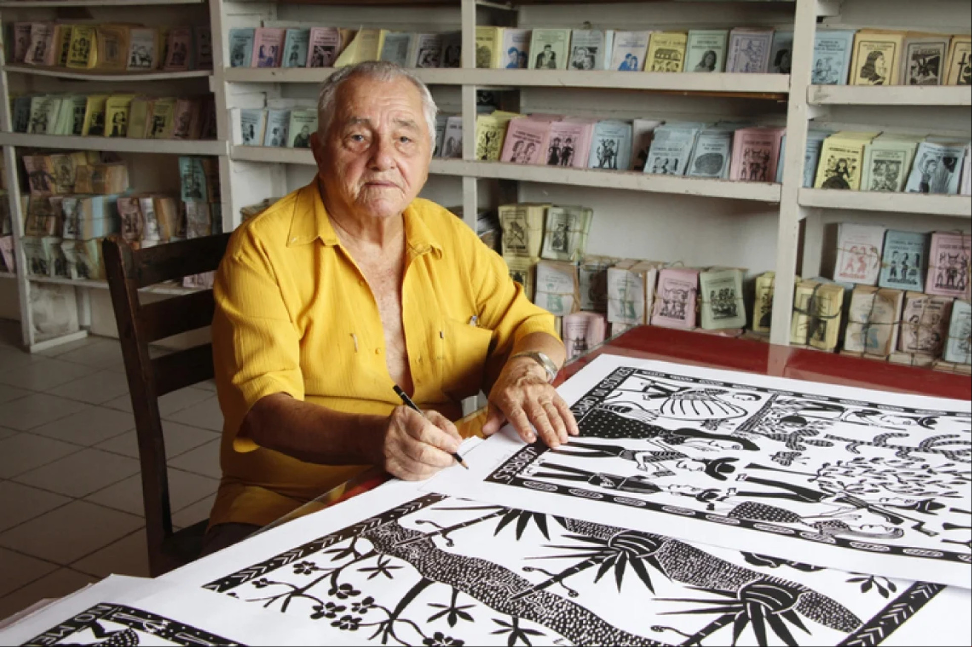 J.Borges era considerado mestre da xilogravura brasileira; artista pernambucano faleceu aos 88 anos