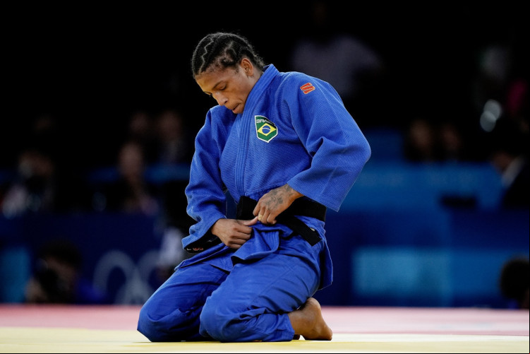 Rafaela Silva saiu derrotada do tatame