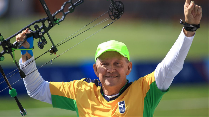 Eugênio Franco, cearense de 64 anos, é o atleta com mais idade que irá participar das Paralimpíadas de Paris em 2024