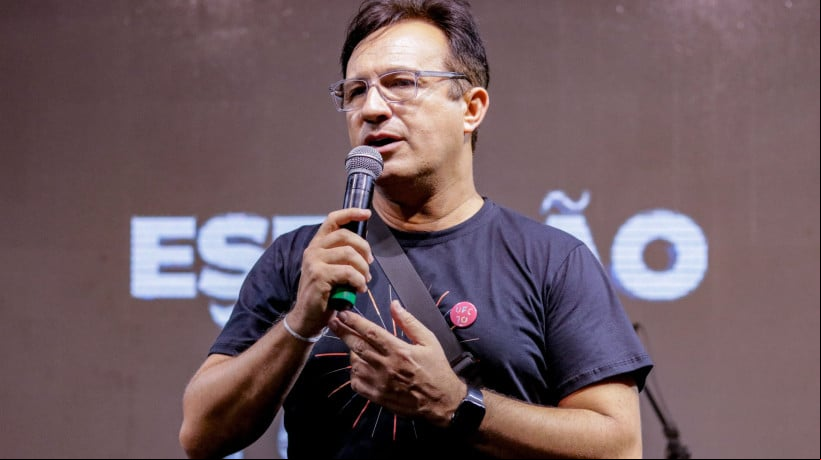 ￼CUSTÓDIO Almeida, reitor da UFC, na cerimônia de recepção da Caravana  