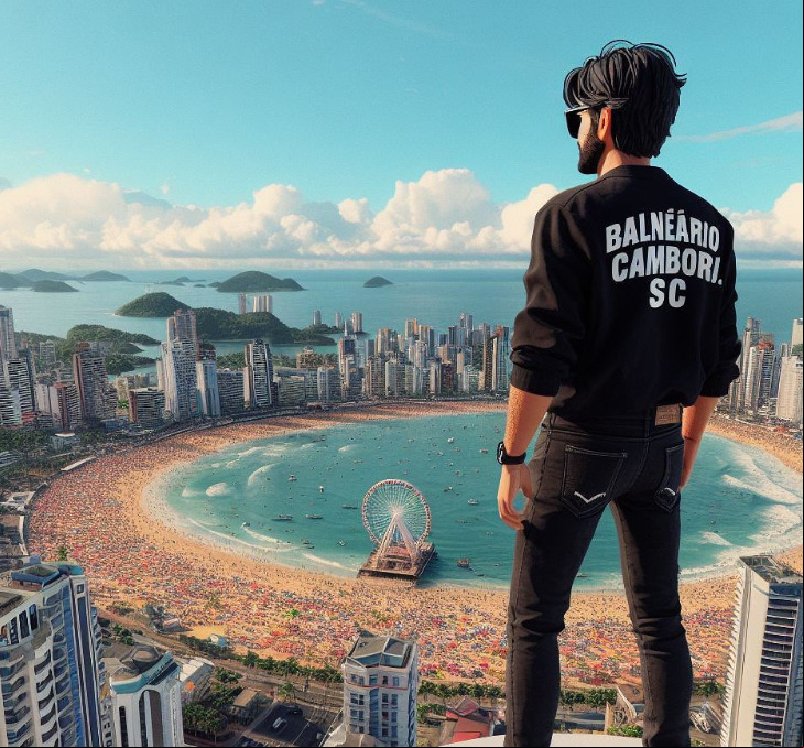 Balneário Camboriú tem aproximadamente 140 mil habitantes, mas o município chega a 1 milhão de pessoas em épocas como Réveillon e Carnaval. A cidade tem a maior densidade de Santa Catarina, com 2.350 habitantes por quilômetro quadrado.